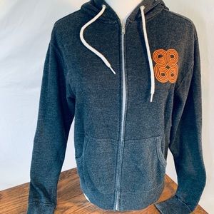 Ozo Coffee Co. hooded front zip sweatshirt